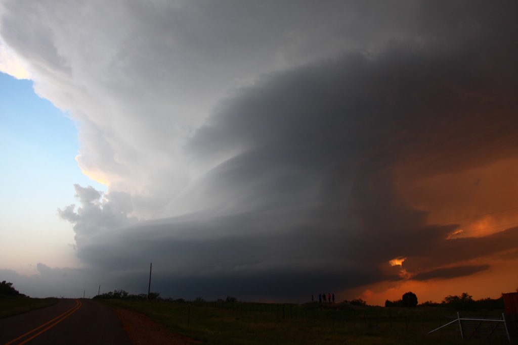 Sunset Turkey supercell 2016